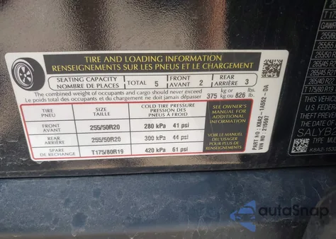 2019 Land Rover Range Rover Velar P250 S from USA, damaged, VIN SALYB2EXXKA215597